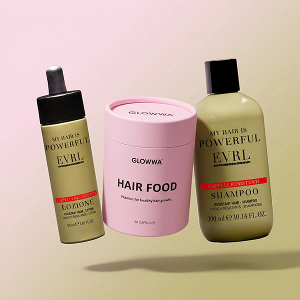 Pakket Haaruitval- Glowwa MENO™ + EVRL Resistant hair