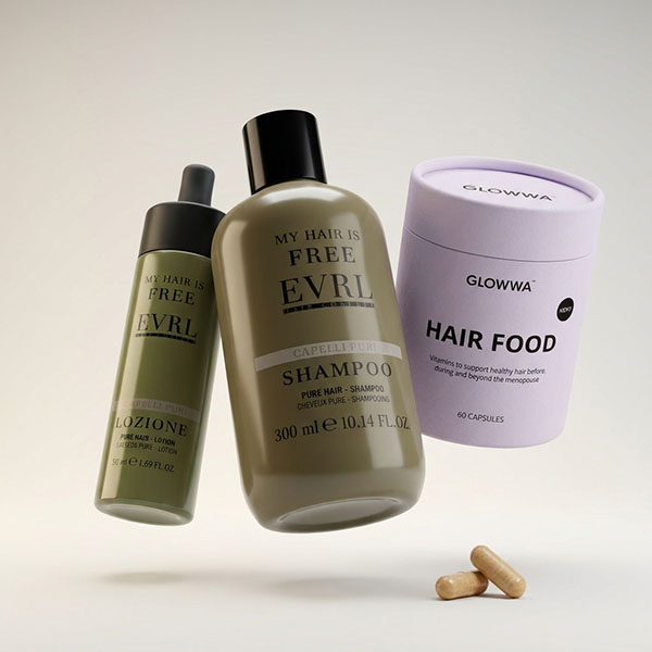 voordeelpakket schilfers Glowwa en evrl pure hair